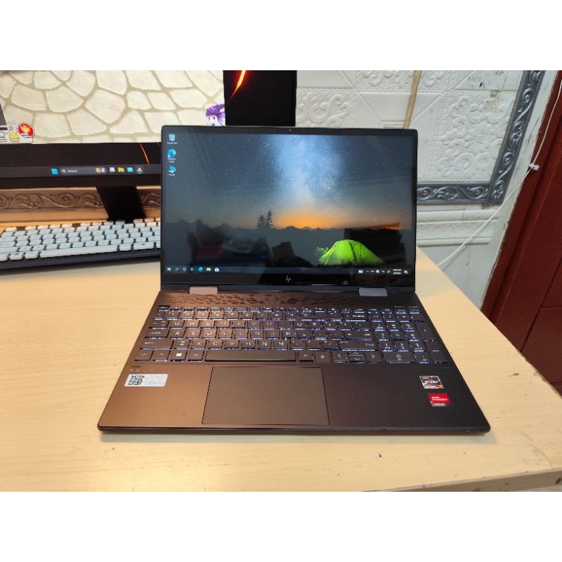 Laptop HP Envy X360-15 AMD Ryzen 7 5700U 8GB/256GB FHD Touch (Ada Minus) Murah