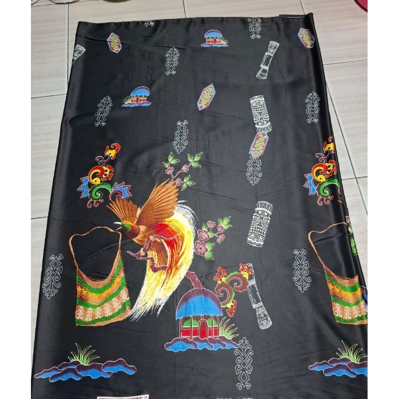 Kain Batik Asli Papua Motif Bahan Semi Sutra