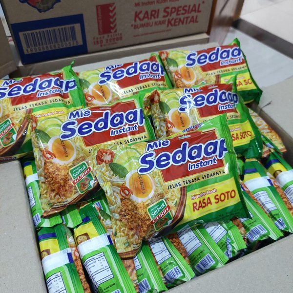 

Mie Sedaap Instant Rasa Soto paket isi 4