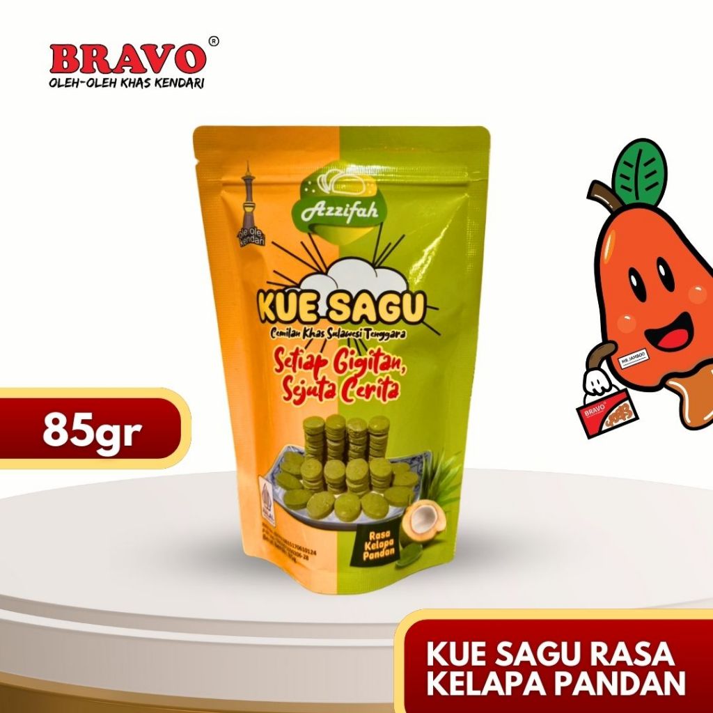 

KUE SAGU AZZIFAH RASA KELAPA PANDAN 85g