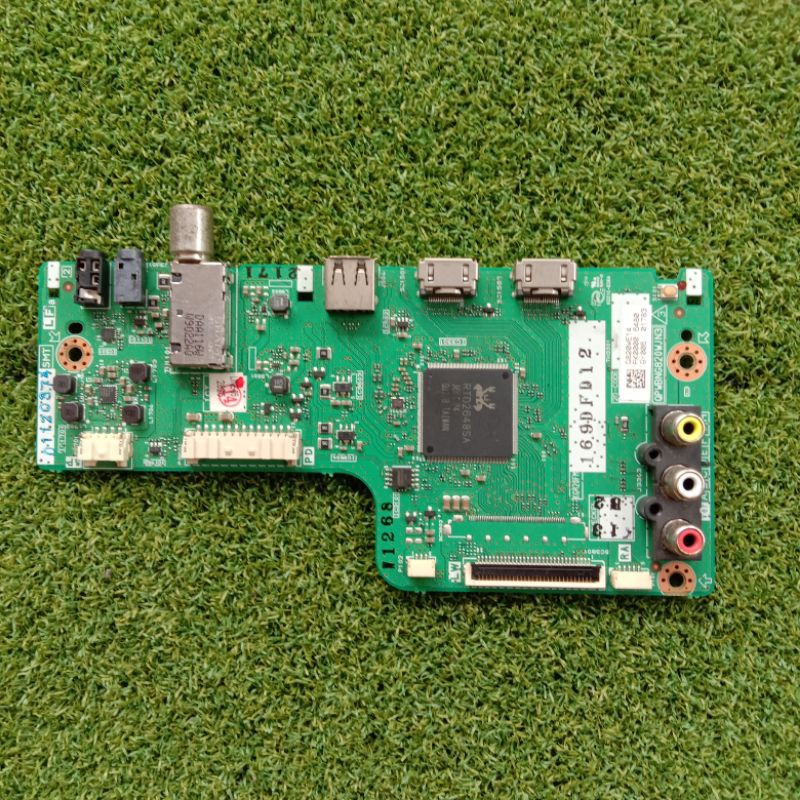 mb mobo Mainboard asli cabutan led tv televisi SHARP 2T-C32BB1i-TB 2T-C32BB1i original copotan