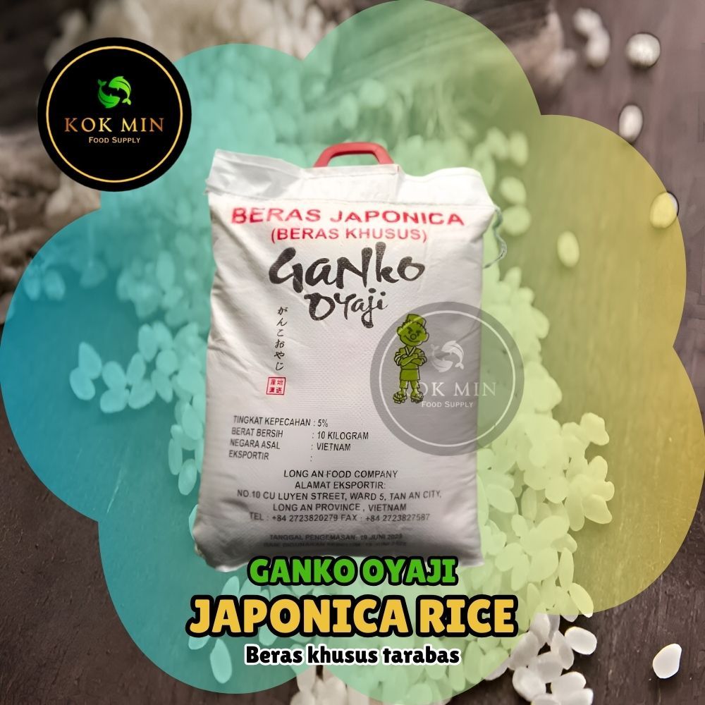 

Ganko Oyaji Japonica Rice / Beras Khusus Tarabas Import - 1000 gram