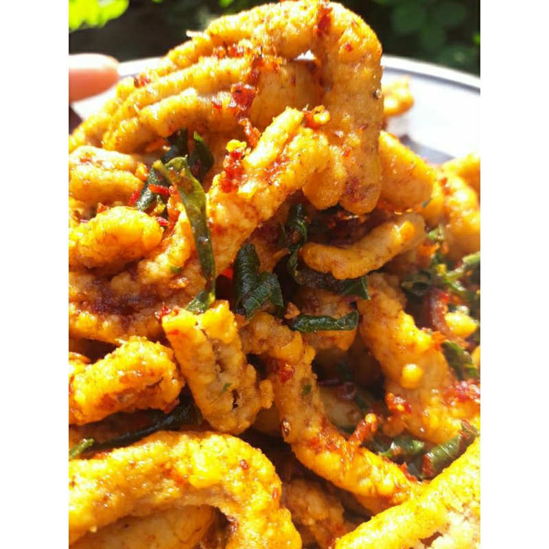 

Usus Pro 500gr Asin Daun jeruk, Original, Pedes daun jeruk