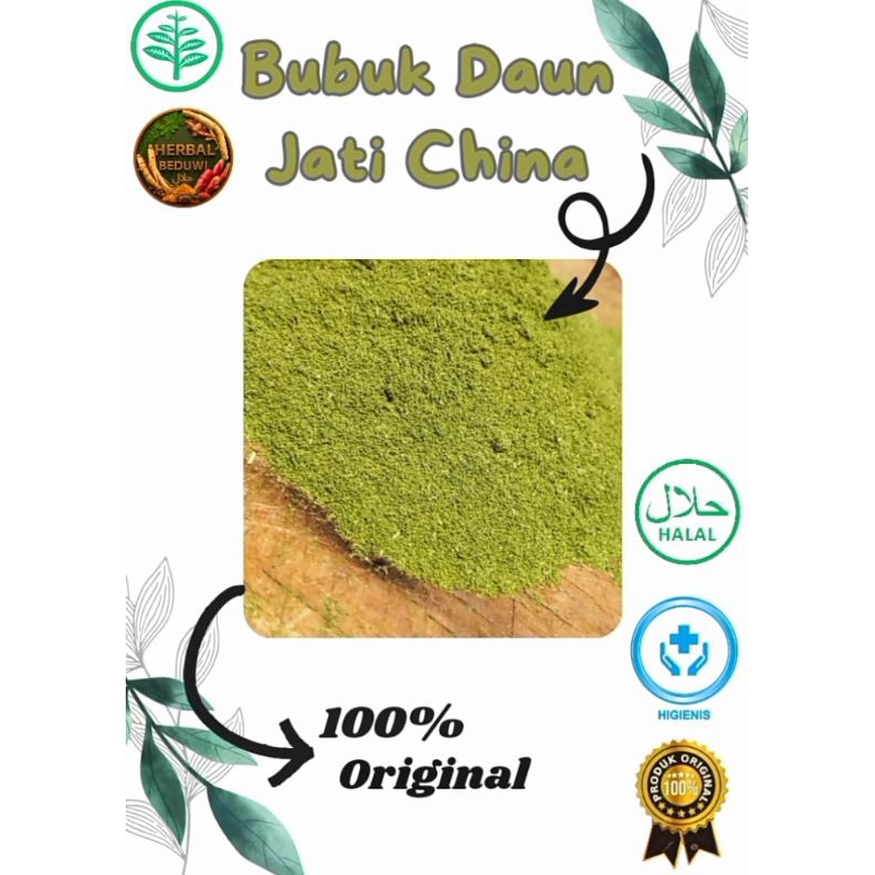 

Bubuk/Serbuk Daun Jati Cina || 250 Gram || 100% Original