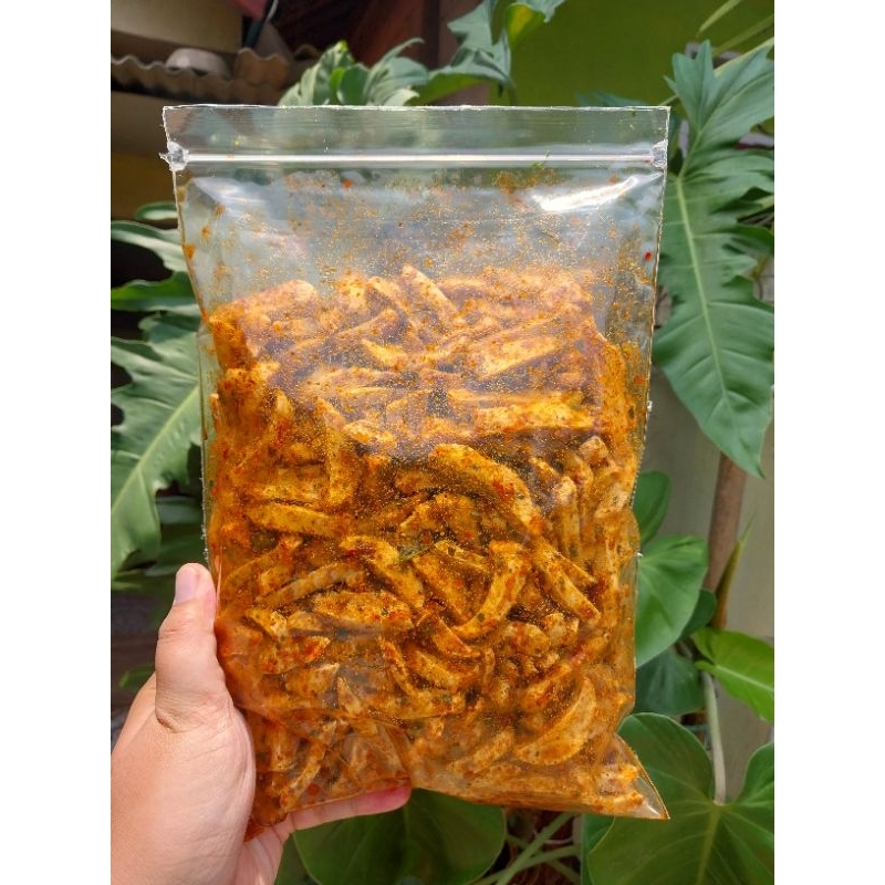 

Basreng pedas daun jeruk 500gr