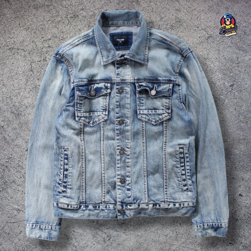 Jaket Trucker Denim/jeans Polham