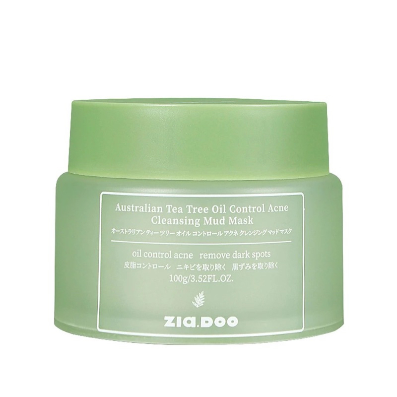 【COD】BPOM ZIA.DOO Australia Tea Tree Clay Mask 100g Kontrol Minyak Anti Acne Anti Pores  Deep Cleans