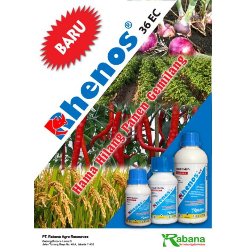 Insektisida Abamectin jernih Rhenos 36 EC