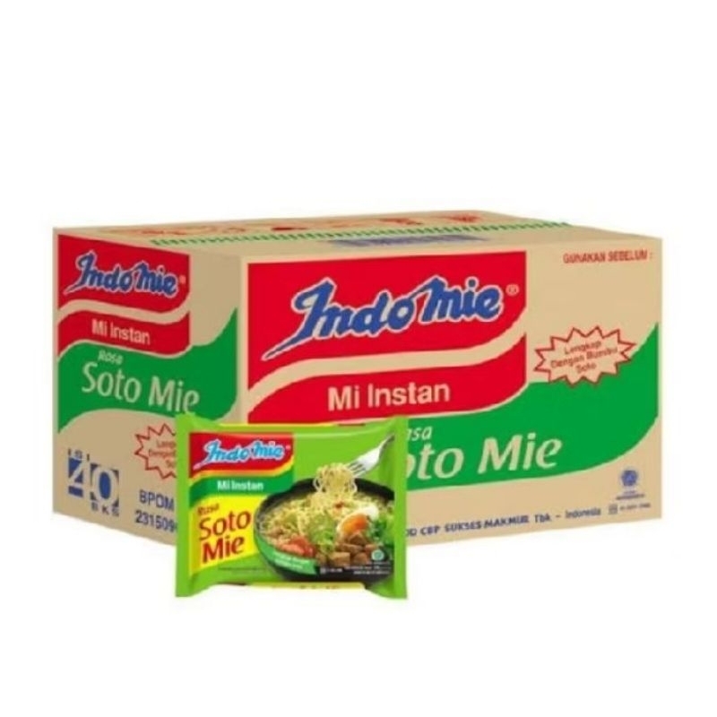 

Indomie Soto 1 dus isi 40 Pcs
