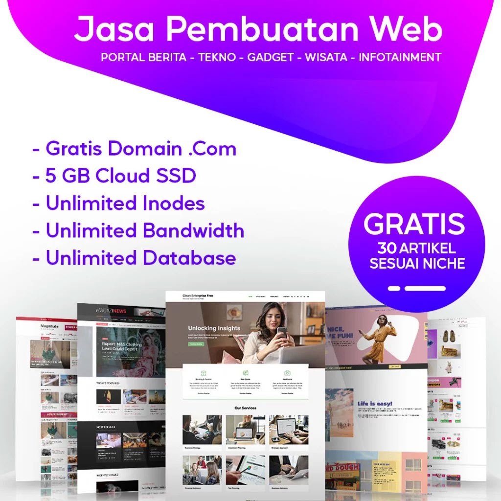Jasa Pembuatan Website Custom, Website Berita, Untuk Google Adsense