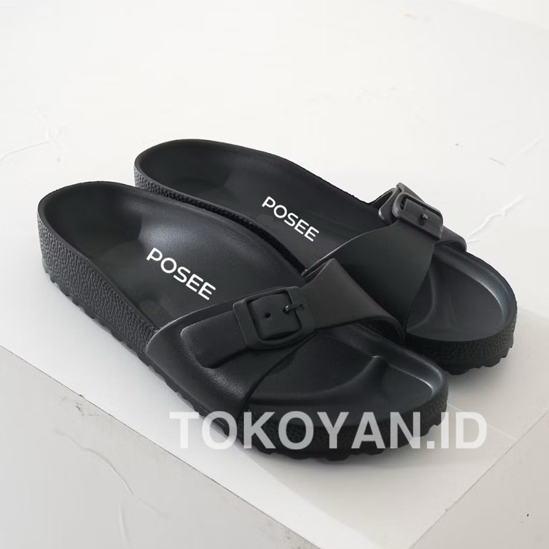 SANDAL POSEE WANITA TERBARU GOOD QUALITY SENDAL KARET CEWE POSEE