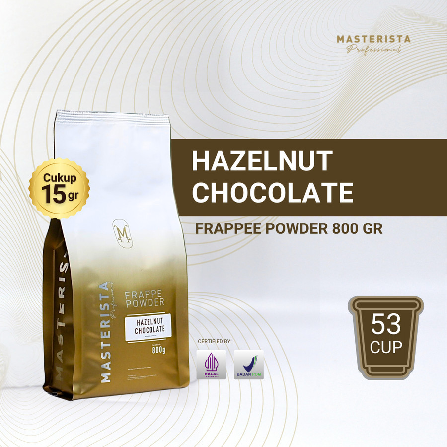 

Masterista Frappe Powder Bubuk Minuman Hazelnut Chocolate 800 gr