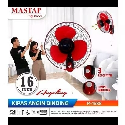 kipas dinding mastap. kipas angin dinding mastap. promo murah.