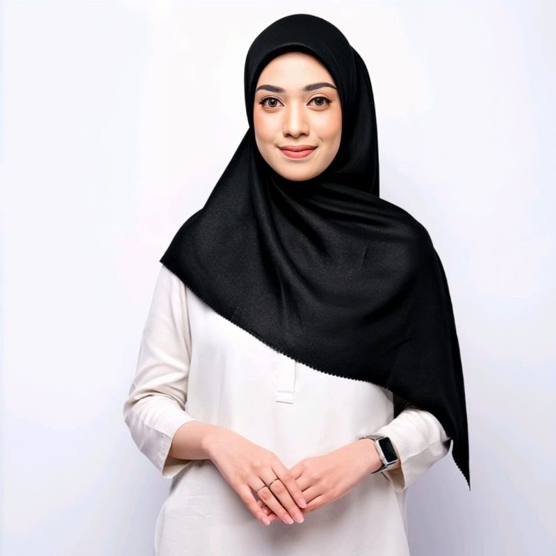 kerudung hijab / jilbab segi empat SHINAR GLAMOUR glitter glowing lasser cut ansania dan azara origi