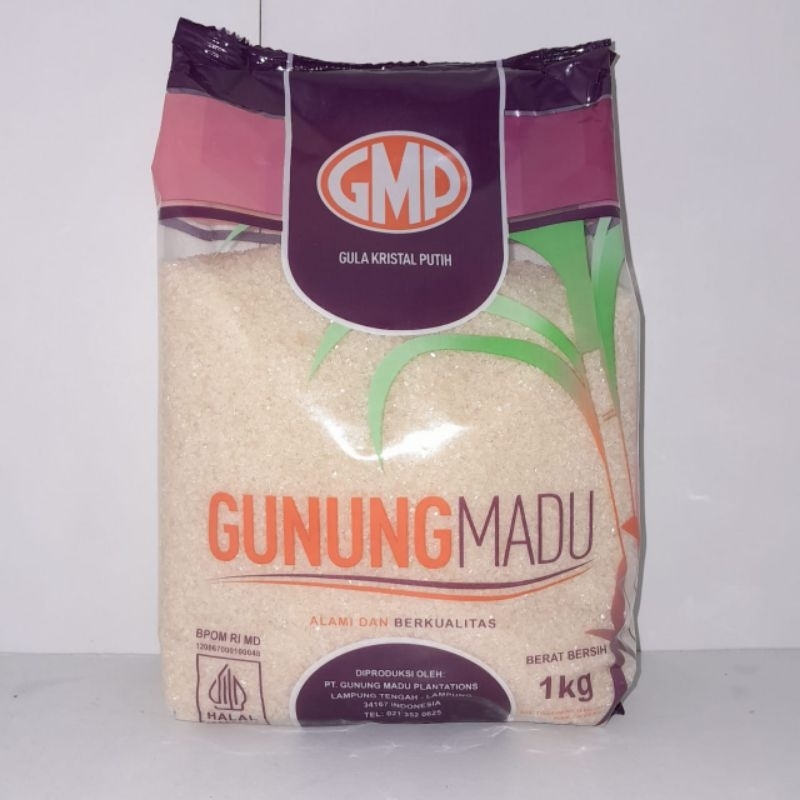 

Gula Pasir GMP GUNUNG MADU 1 Kg