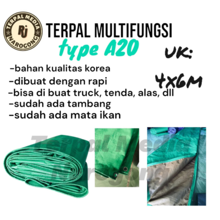 TERPAL UKURAN 4X6 METER PALING TEBAL A20 KOREA/TERPAL TENDA/TERPAL JEMUR GABAH/TERPAL TRUK TERBAIK