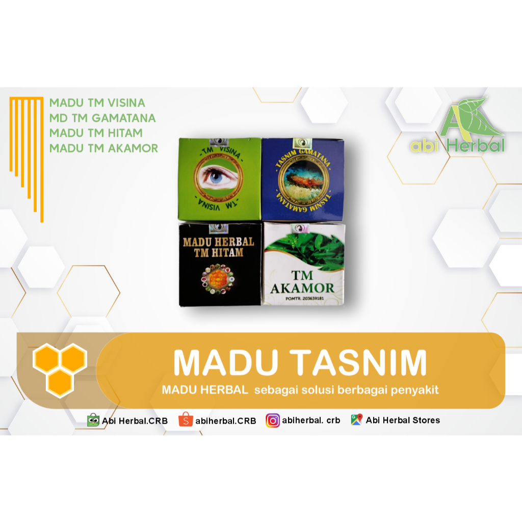 

Madu TASNIM Variants Akamor/Gamatana/Hitam/Visina 245ml