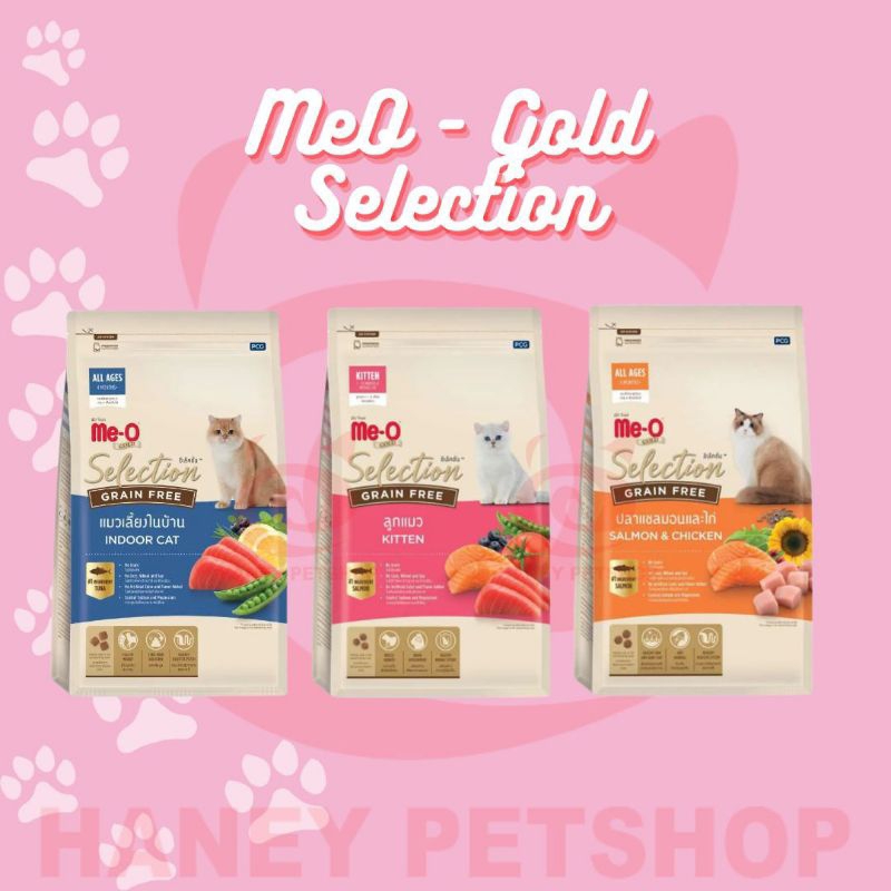 Meo Gold Selection 1,2kg - Meo Gold Selection Grain Free 1,2kg Dryfood All varian - Meo Selection Ki