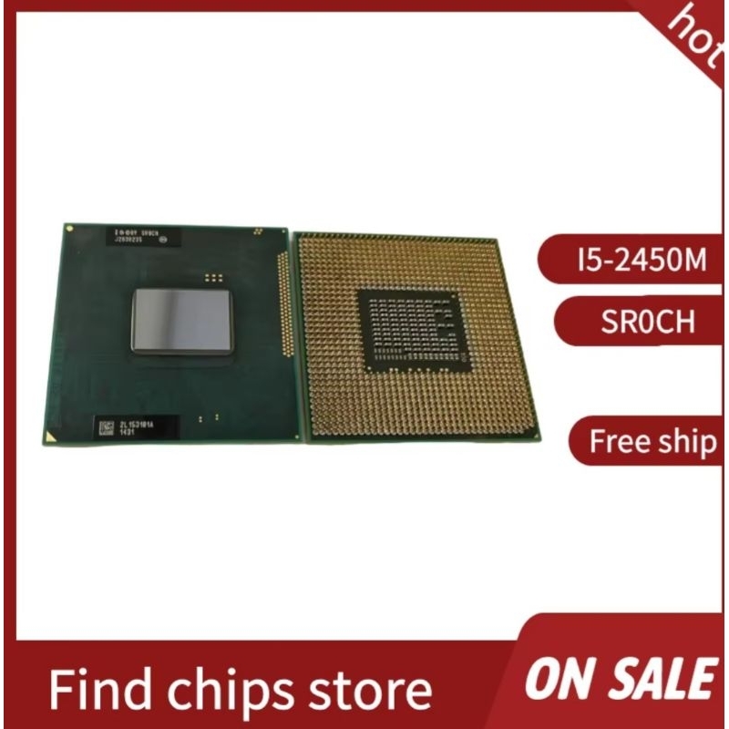 Chip Prosesor Chip Processor Laptop Core i5 2450M  i5-2450M SR0CH I5-2450M Socket G2 rPGA988B
