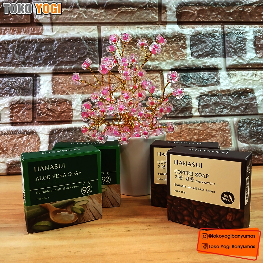 SABUN MUKA HANASUI 60g || SABUN BATANG