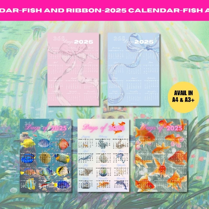 

[BLACKEUSWAN] PRE-ORDER KALENDER DINDING 2025 AESTHETIC [READ DESKRIPSI]