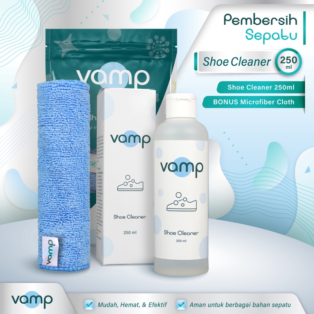 KODE V53C Vamp Shoe Cleaner 25ml  Pembersih Sepatu Cairan Sabun Cuci Sneakers