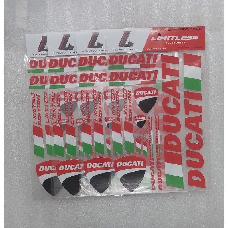 

Stiker Super Clear D*cati merah