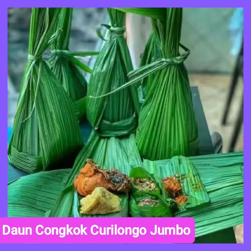 

Daun Congkok Jumbo bungkus bakcang dan makanan lainnyah