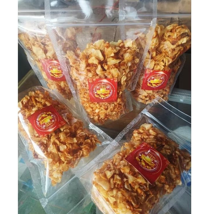 

Keripik Ubi Singkong Pedas Manis 160gram khas Bagan Bagansiapiapi