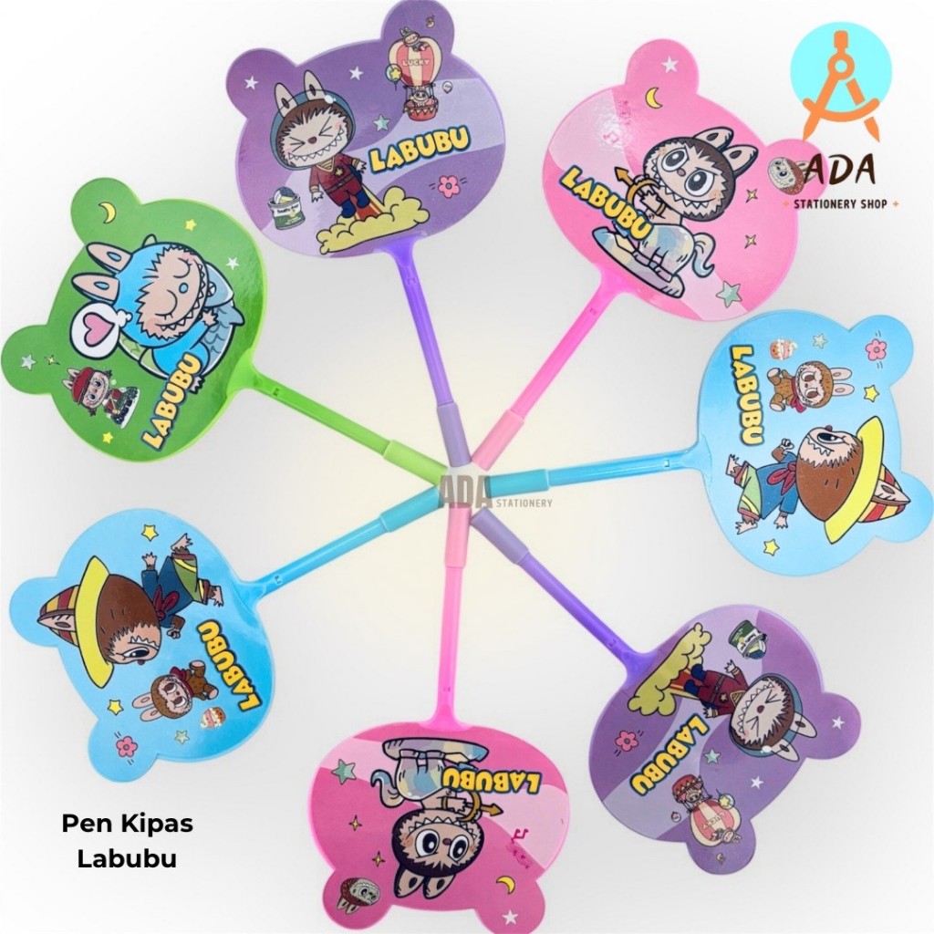 

(1pc) PULPEN KIPAS LABUBU /GEL PEN LABUBU/PEN KIPAS