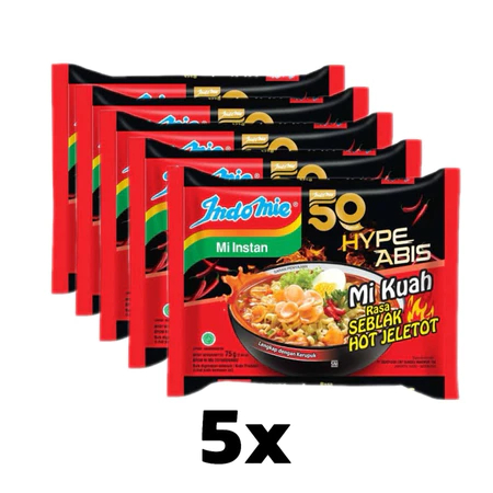 

indomie SEBLAK HOT JELETOT (5pcs)