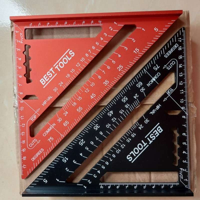 

YUKIDO!!!! Promo SEGITIGA penggaris 7 inch siku sudut alat pengukur ruler