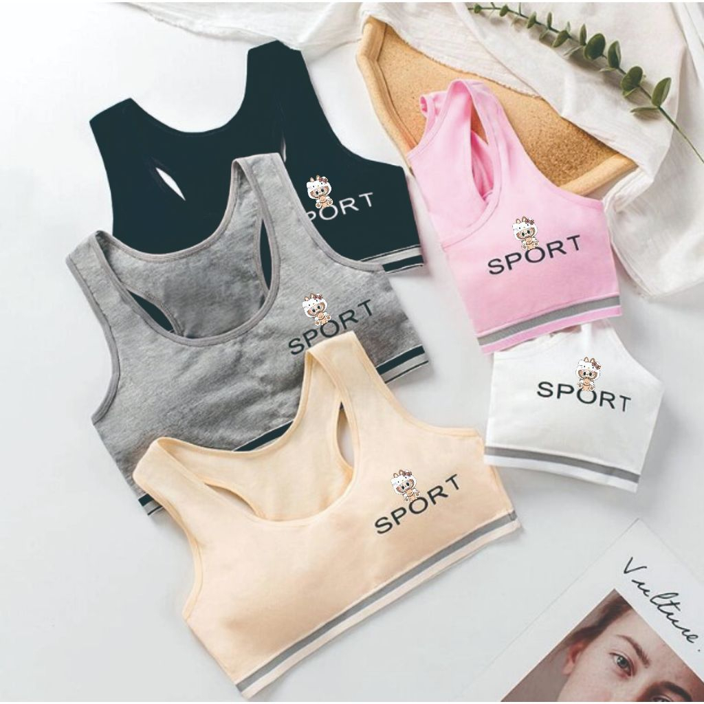 Miniset anak labubu / Miniset sport / Miniset anak / Bra pemula (UN14-02017)