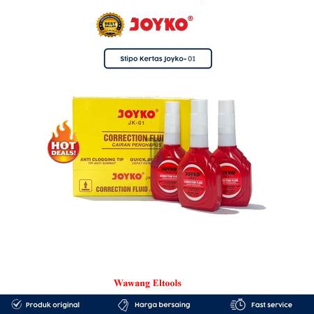 

[1 Pcs] Tip Ex / Stipo / Correction Fluid / Koreksi Cair Joyko JK-01 (BASAH)