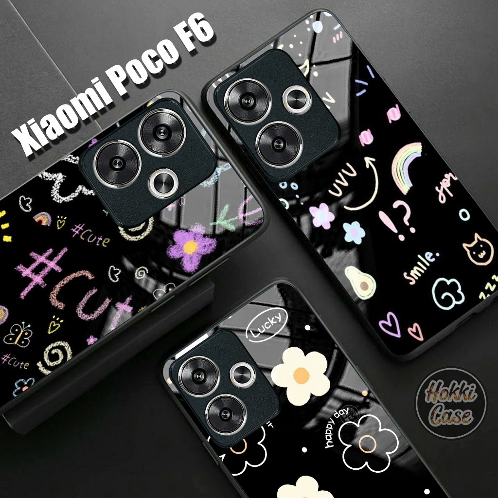 Case Poco F6 - Softcase Glass Poco F6 Premium - Casing Poco F6 - Silikon Poco F6 - Softcase F6 [257H