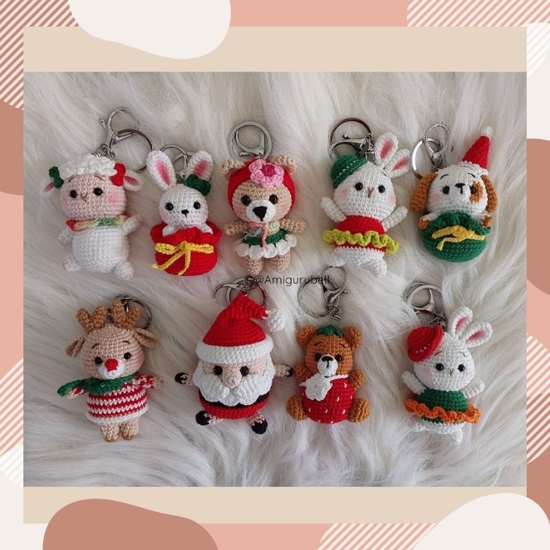 Gantungan Kunci Boneka Natal / Christmas Gift