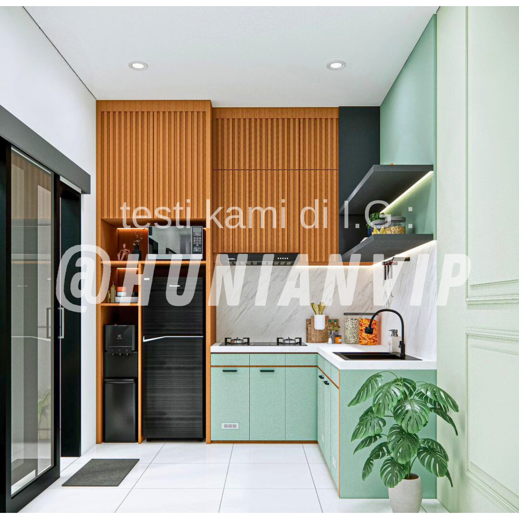 Kitchen set / rak dapur modern full aluminium acp