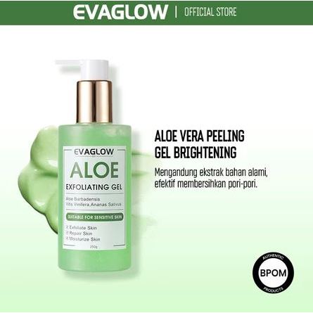 EXFOLIATING GEL - EVAGLOW ALOE EXFOLIATING GEL - EXFOLIATING GEL EVAGLOW