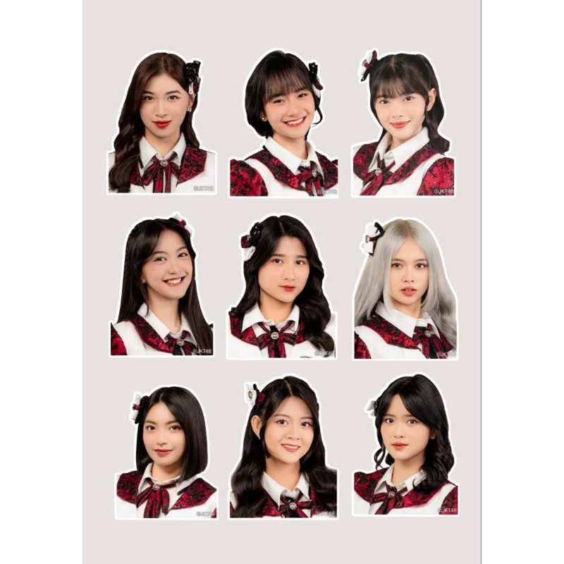 

STIKER JKT 48 HOLOGRAM RAINBOW ANTI AIR MURAH ISI 9 PCS