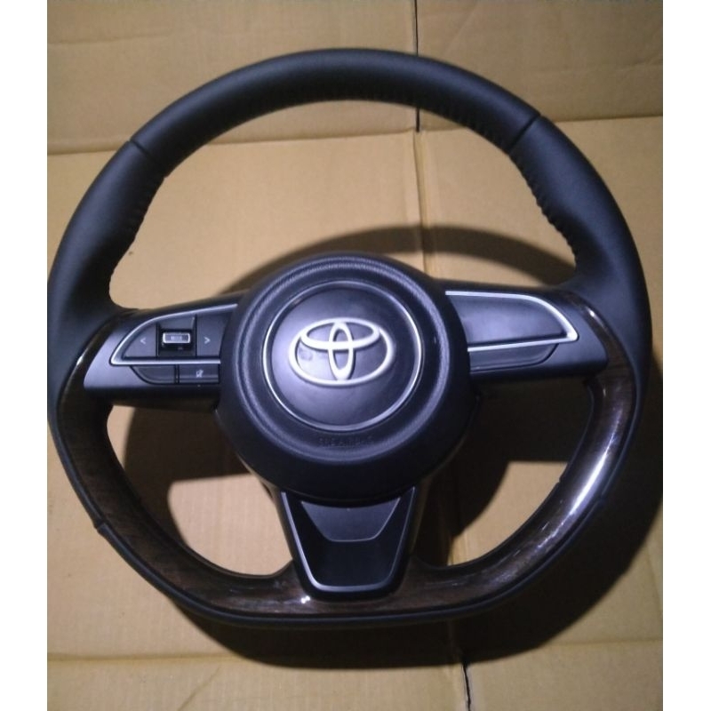stir innova lama 2005/ 2011 model woodpanel audio switch setir kayu toyota