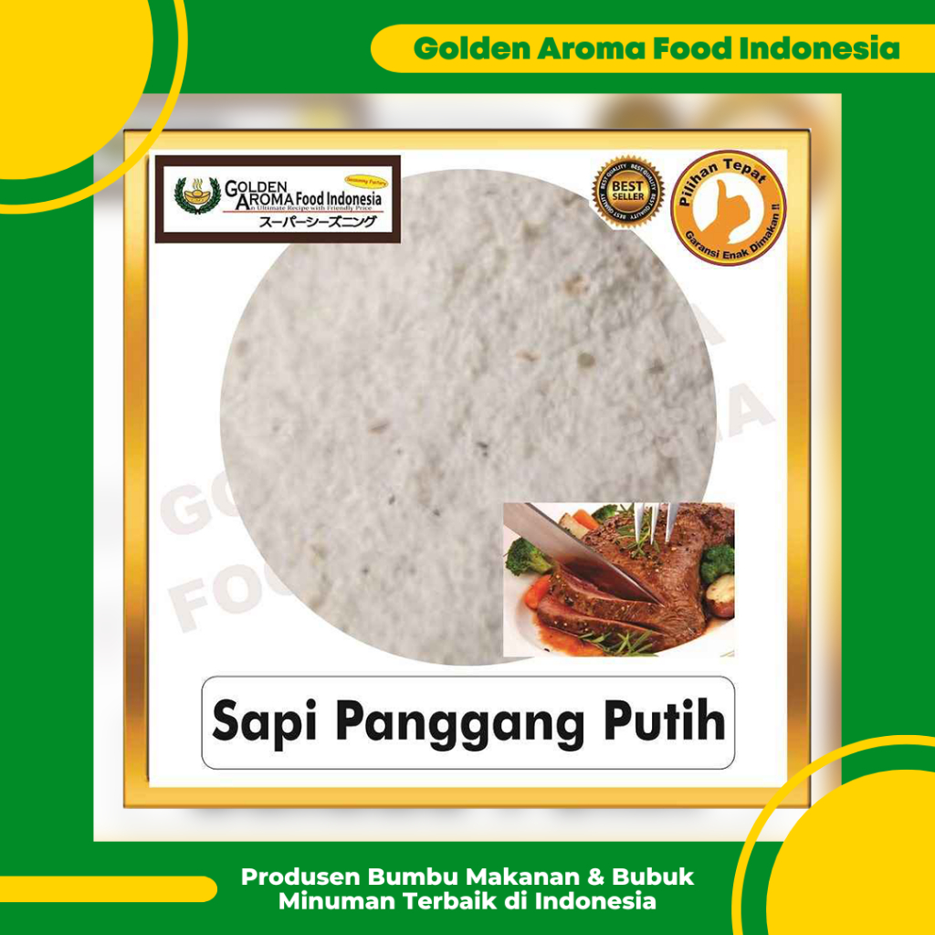 

Bumbu Tabur Rasa Sapi Panggang, Jual Bubuk Tabur Sapi Panggang Murah Enak Aman Terbaik GAFI Powder