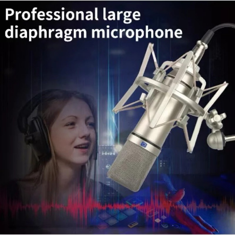 Mic Full Paket recording Microphone Condenser Live murah u87