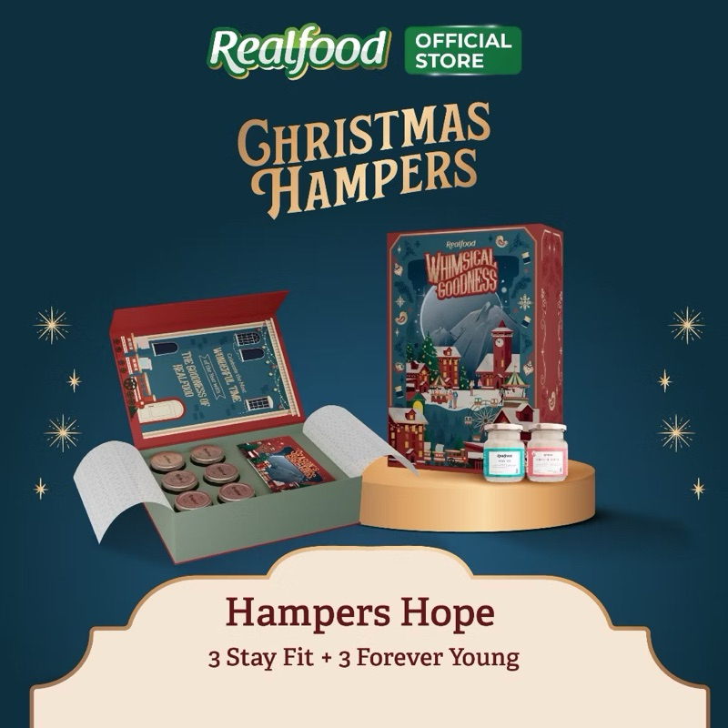 

Realfood Christmas Hampers stay fit 6 Jar