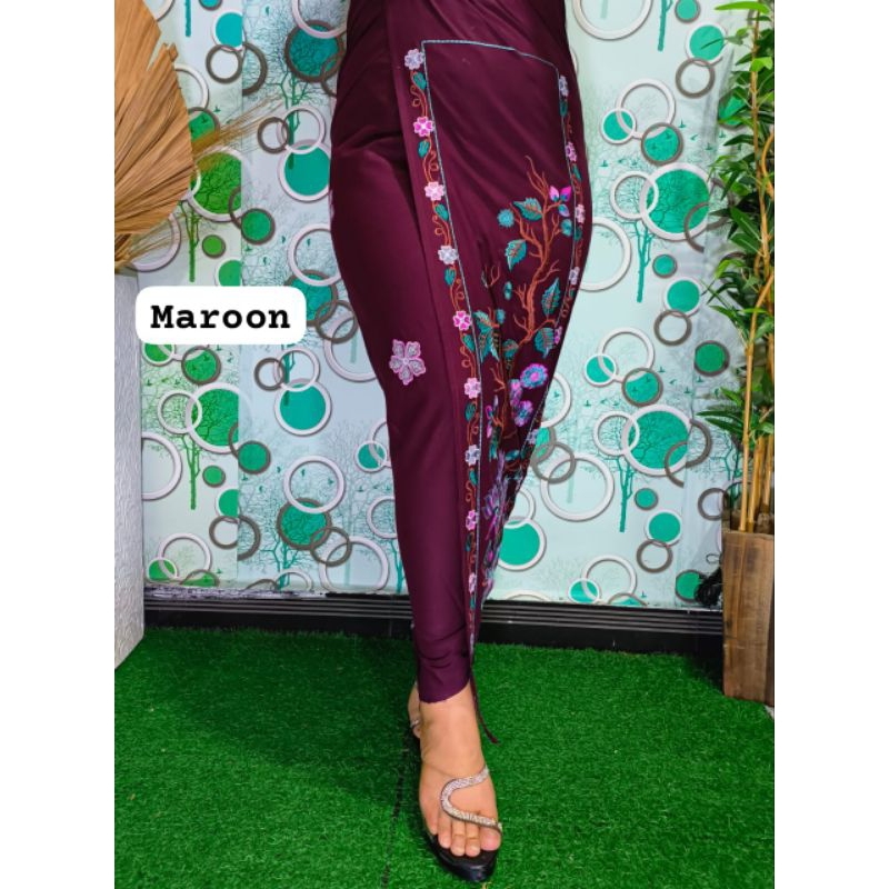 Kamen Lembaran Endek Bordir Tumpal Premium