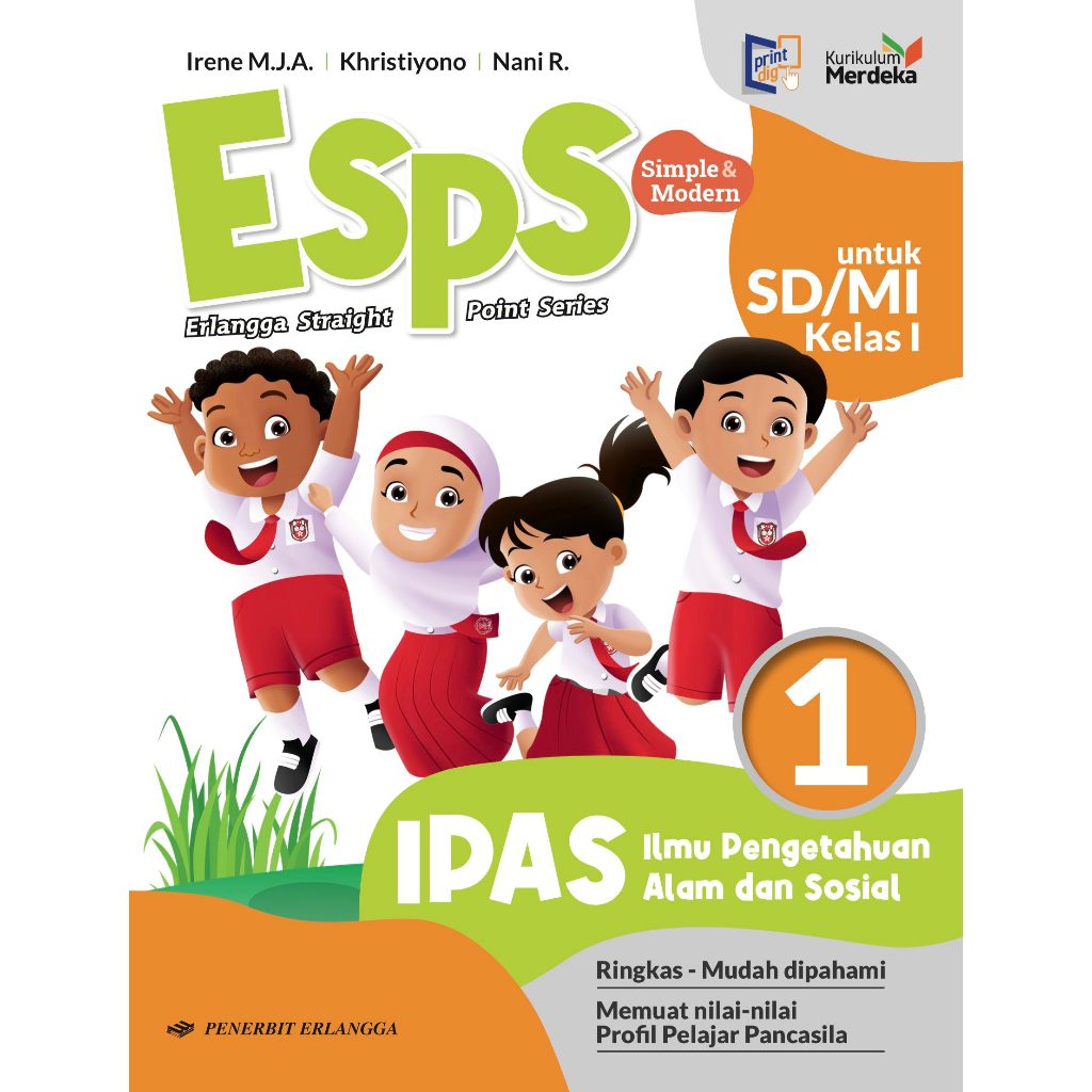 Penerbit Erlangga-ESPS IPAS SD/MI KELAS 1/KM