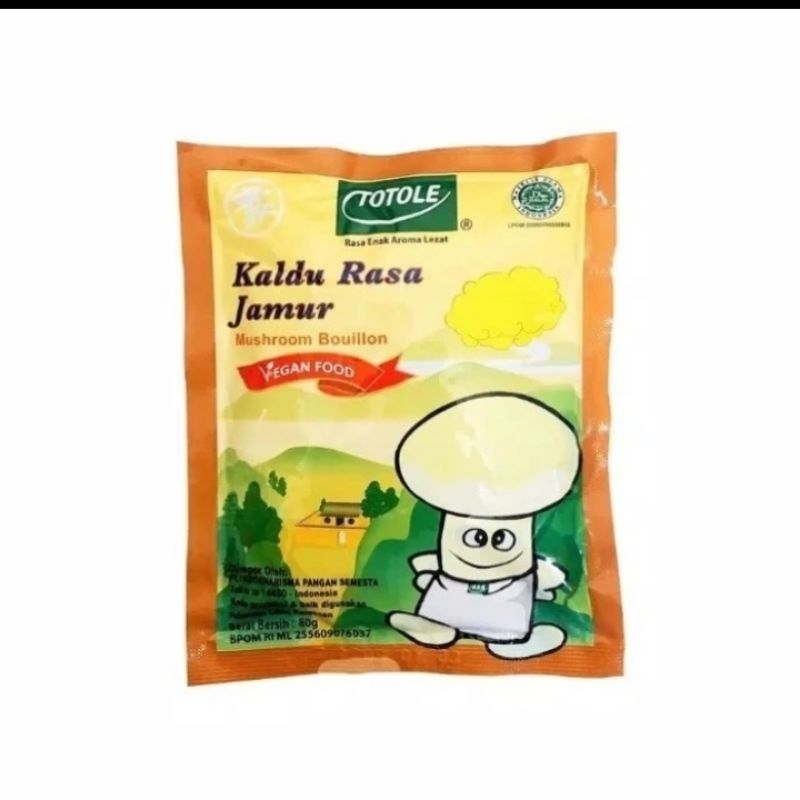 

Totole Kaldu Jamur Penyedap Masakan Non MSG 80gram