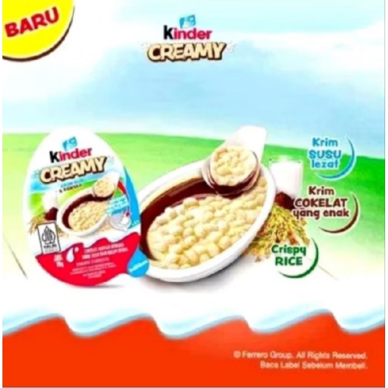 

discount akhir tahun kinder creamy isi 12 pcs