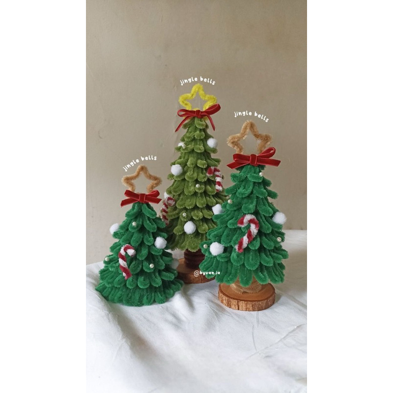 hiasan natal / pohon natal / kawat bulu