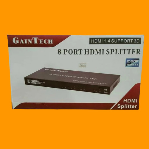 GAINTECH HDMI Splitter 8 Port HDMI Splitter Support 4K