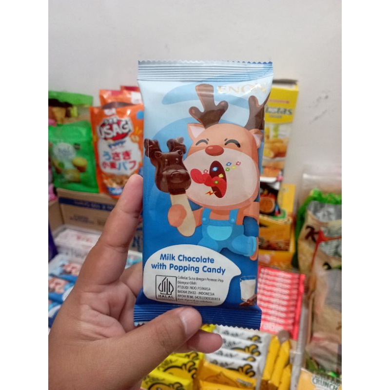 

Enon Popping Candy Milk Cokelat Ecer 1pcs